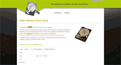Desktop Screenshot of mydonordrives.com